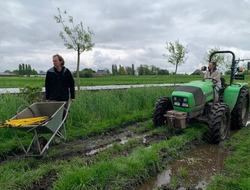 Aan het werk